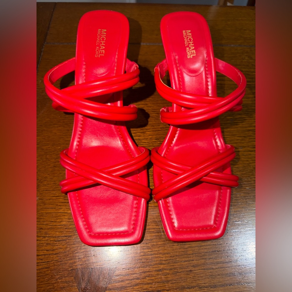 MICHAEL Micheal Kors Women's Bold Red Heels